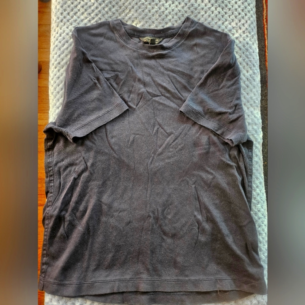 Banana Republic Luxe Touch Performance T-Shirt - Medium - Navy Blue